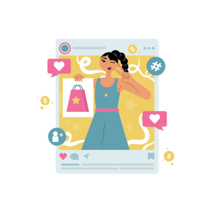 Social Media Influencer Illustration Pack
