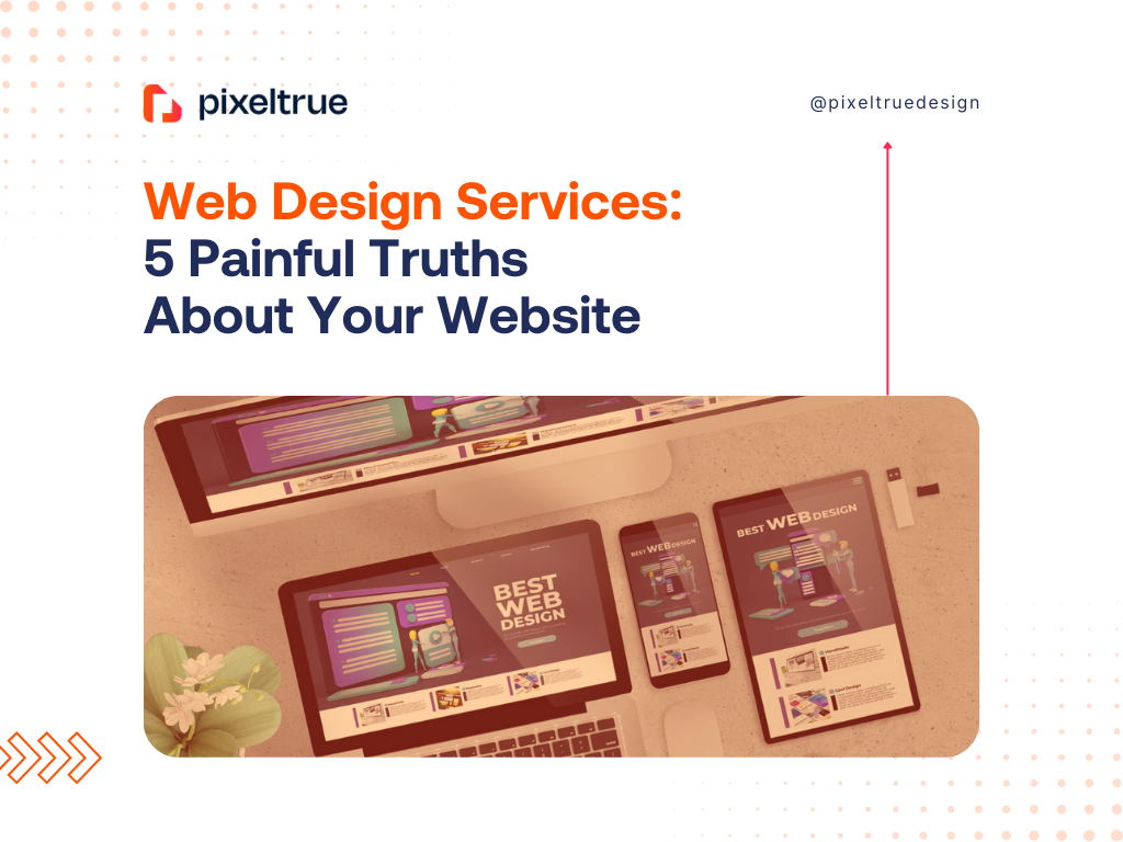 a graphic design about web design services